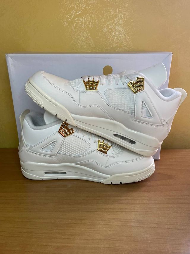 Nike Air Jordan 4 Sail Metallic Gold WMNS 42,5