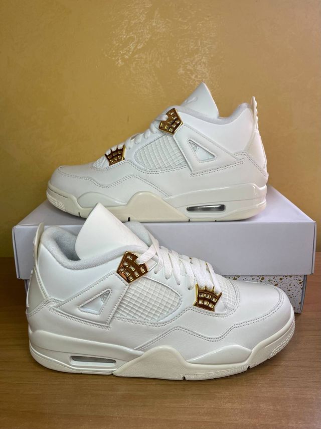 Nike Air Jordan 4 Sail Metallic Gold WMNS 42,5