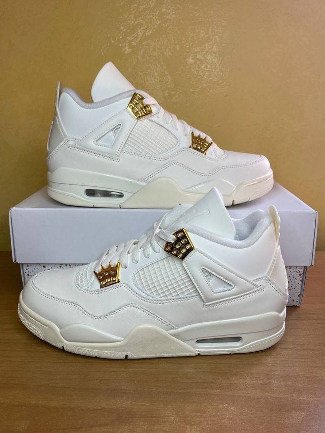 Nike Air Jordan 4 Sail Metallic Gold WMNS 42,5