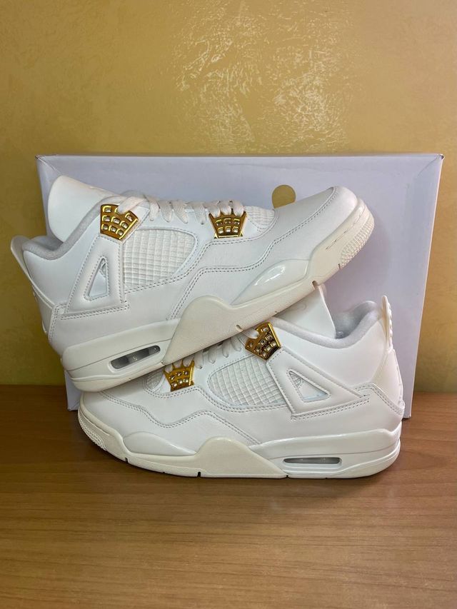Nike Air Jordan 4 Sail Metallic Gold WMNS 42,5