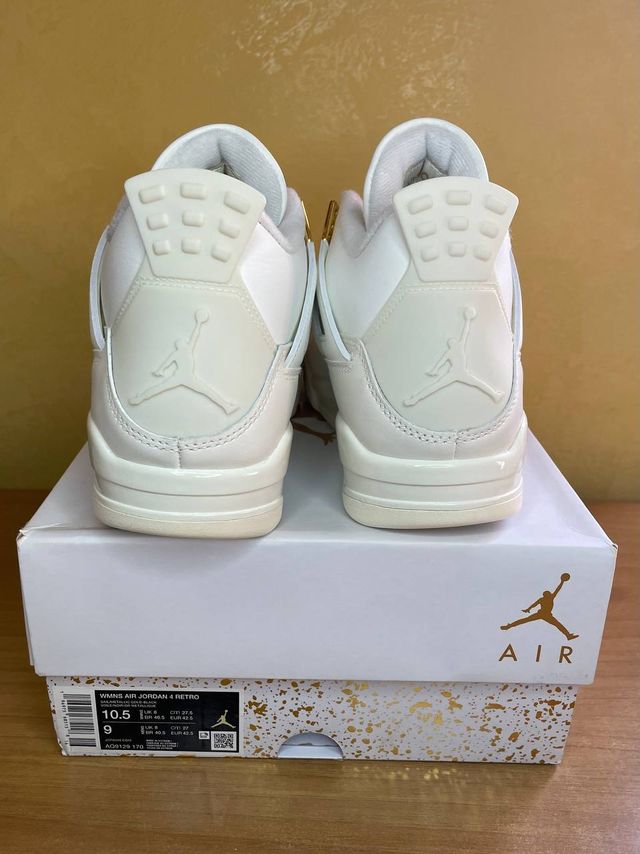 Nike Air Jordan 4 Sail Metallic Gold WMNS 42,5
