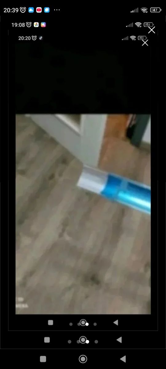 2 trozos de perfil de encimera acero