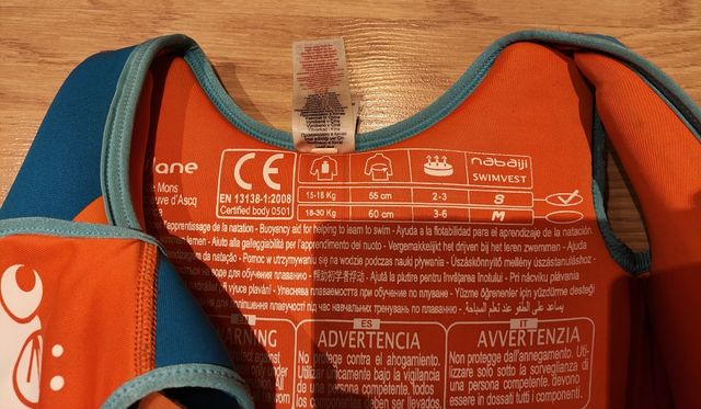 Chaleco Natacion Talla S