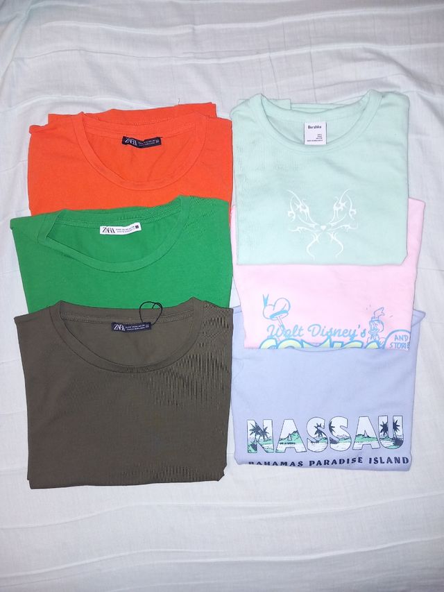 CAMISETAS MUJER NUEVAS TALLA M