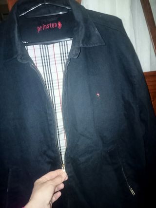 Cazadora priston azul marino,talla L