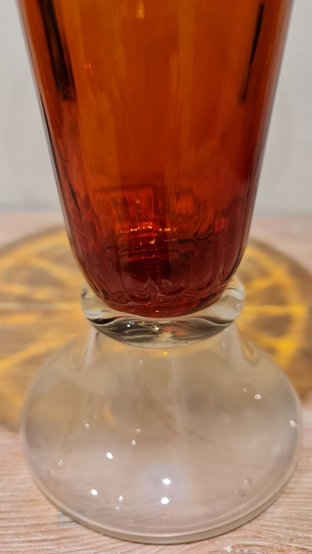 JARRÓN CRISTAL DE MURANO