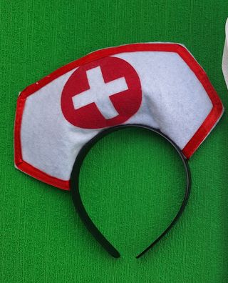 Disfraz Enfermera Diadema Cofia