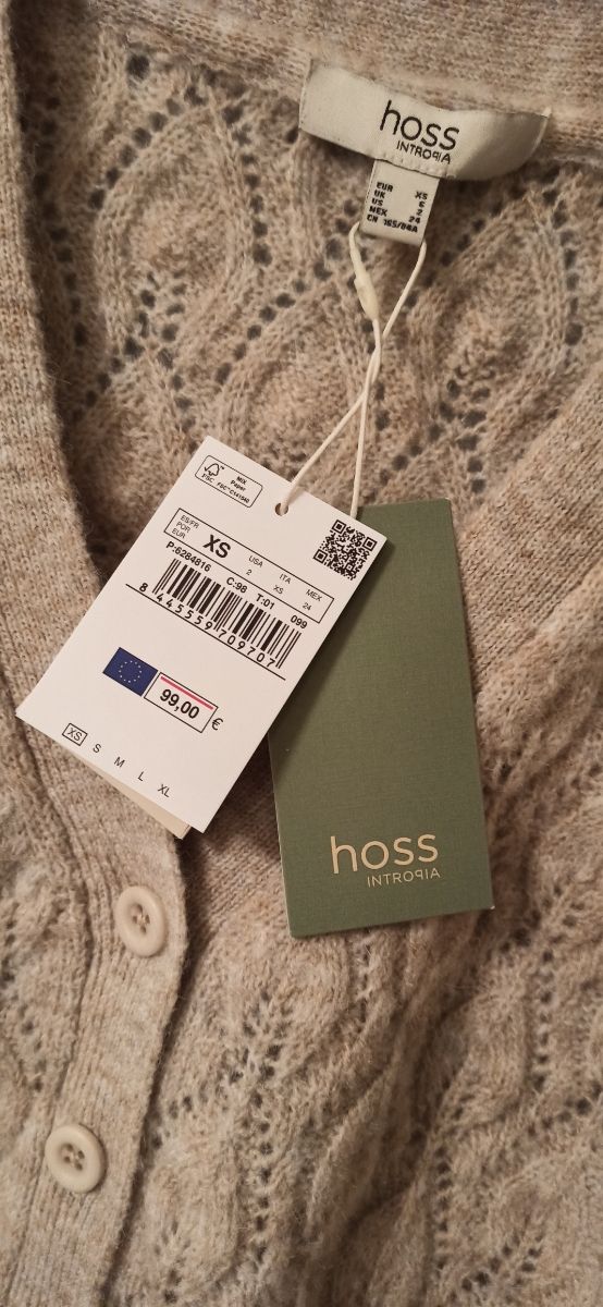 Hoss Intropia - Giacca in maglia beige