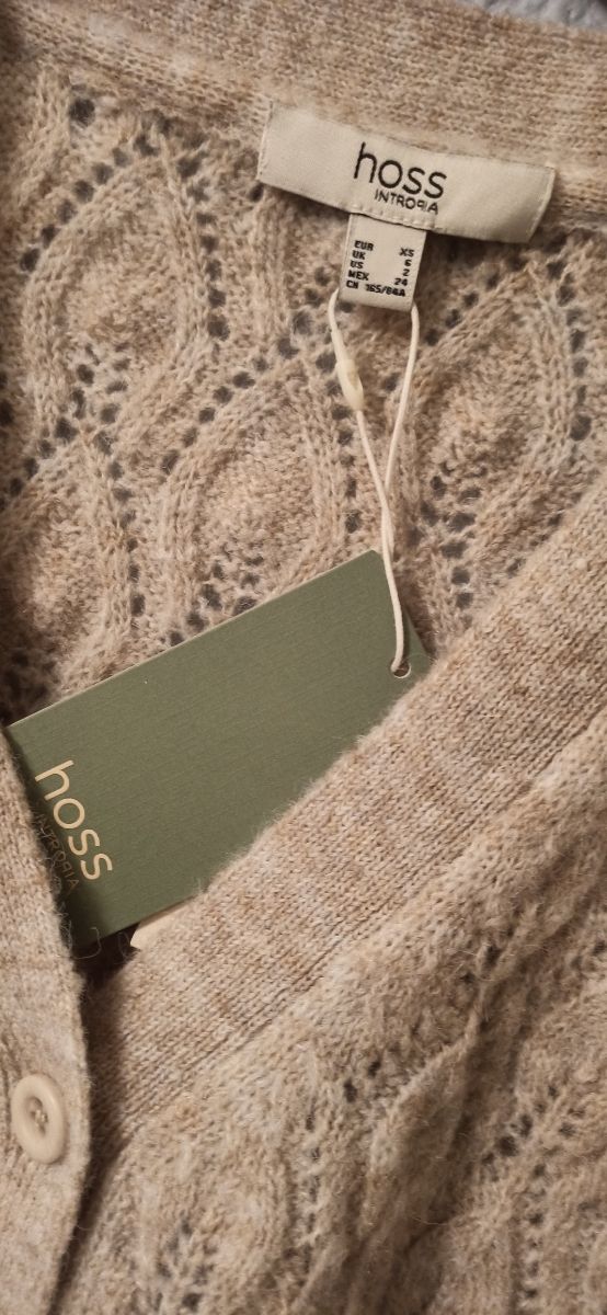 Hoss Intropia - Giacca in maglia beige