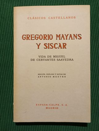 Libro Vida de Miguel de Cervantes