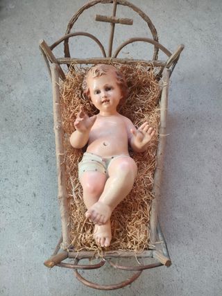Antico Gesù Bambino statua