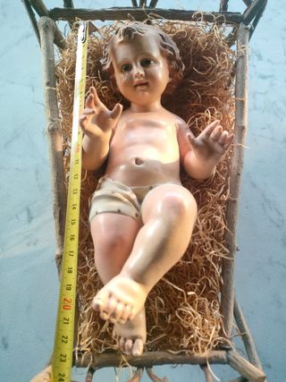 Antico Gesù Bambino statua