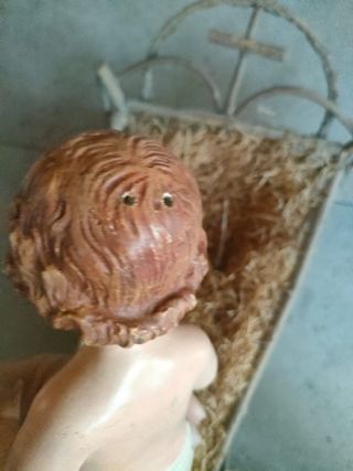 Antico Gesù Bambino statua