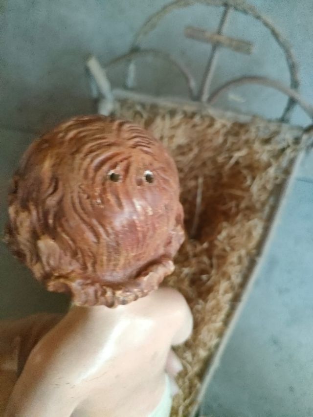 Antico Gesù Bambino statua