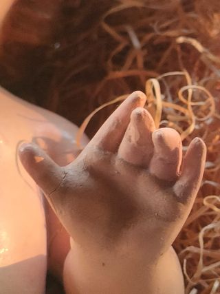 Antico Gesù Bambino statua