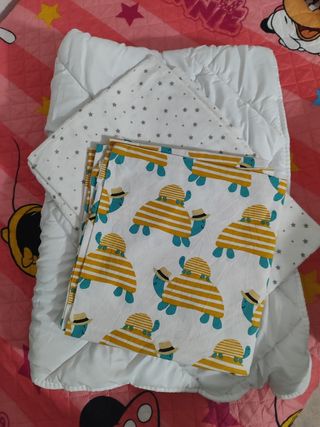 Edredón Cuna Ikea con 2 fundas