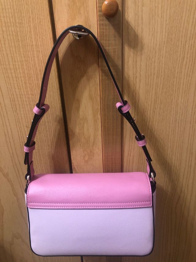 TOUS Bolso de hombro malva y rosa original