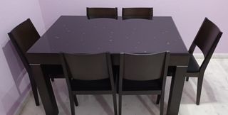 Mesa comedor 90x1,30 extensible a 2,60