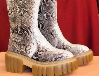 Botas altas Alma en Pena piel suela track talla 38