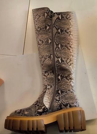Botas altas Alma en Pena piel suela track talla 38