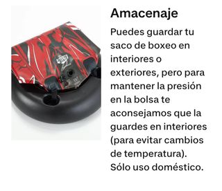 Saco boxeo hinchable
