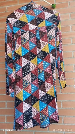 Vestido efecto patchwork de Sfera 