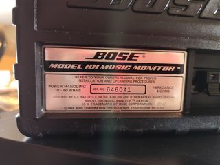 BOSE altavoces mod 101