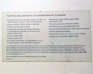 MacBook Pro Retina 13” 2015