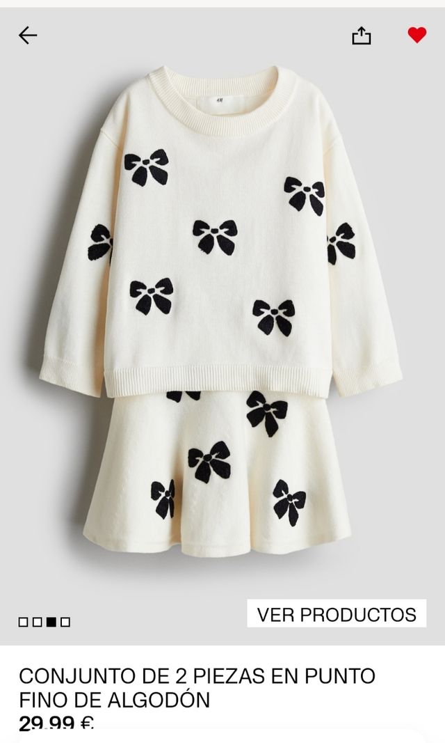 Conjunto punto HyM 6-8 años