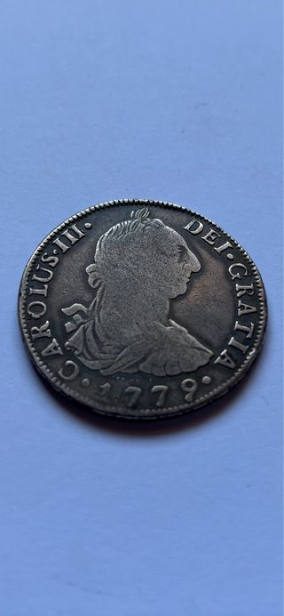 8 reales 1779 POTOSI Carlos III