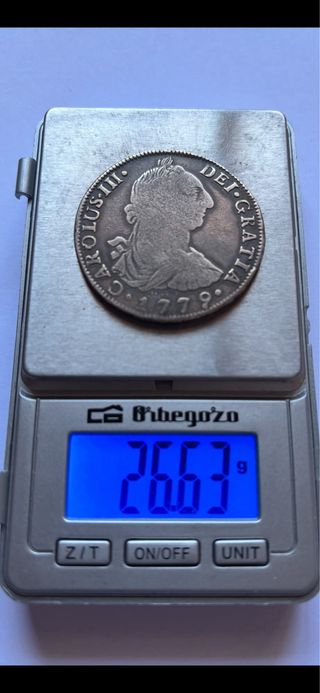 8 reales 1779 POTOSI Carlos III