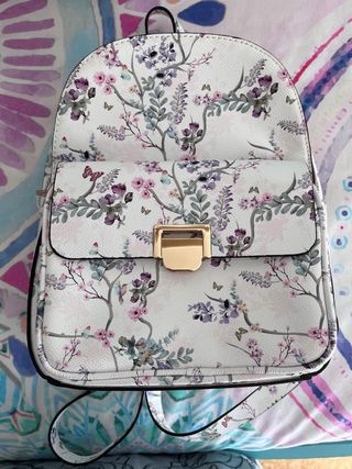 Mochila/Bolso estampado floral