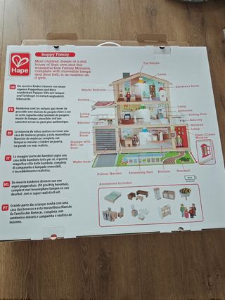 Mansión de muñecas marca Hape