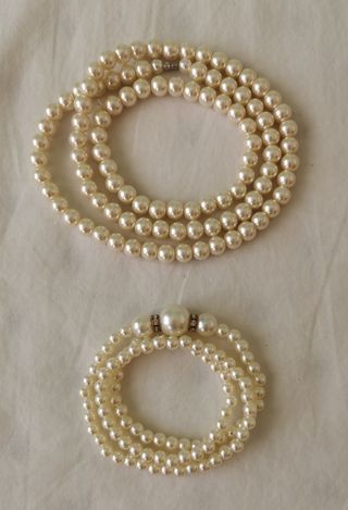 Conjunto de Collares de perla
