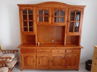 Mueble salón provenzal pino