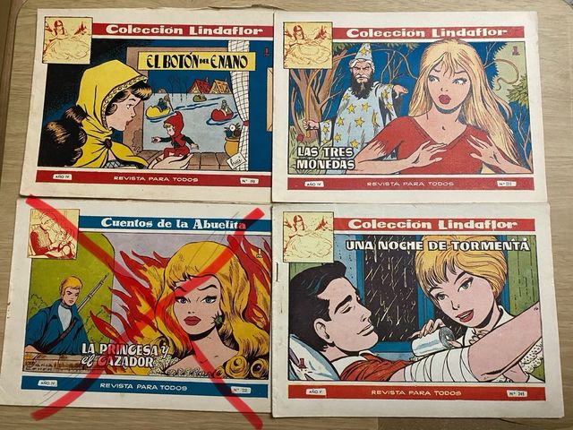 10 Cómics colección Lindaflor Toray