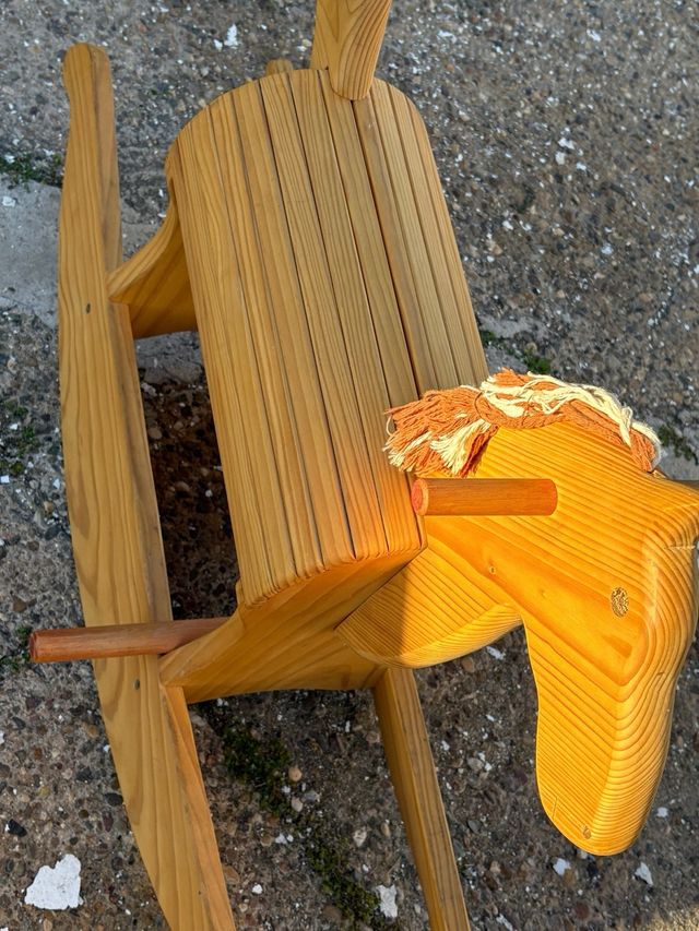 Balancin caballito madera