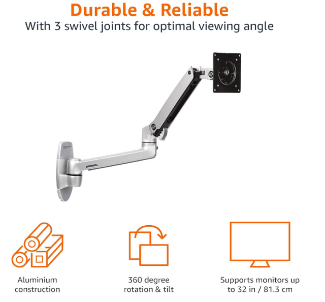 Soporte Amazon ergotron brazo monitor ordenador TV