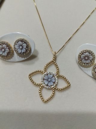 Collana argento cammeo originale