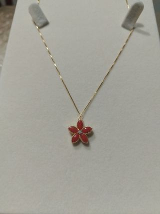 Collana argento e corallo originale