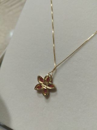 Collana argento e corallo originale