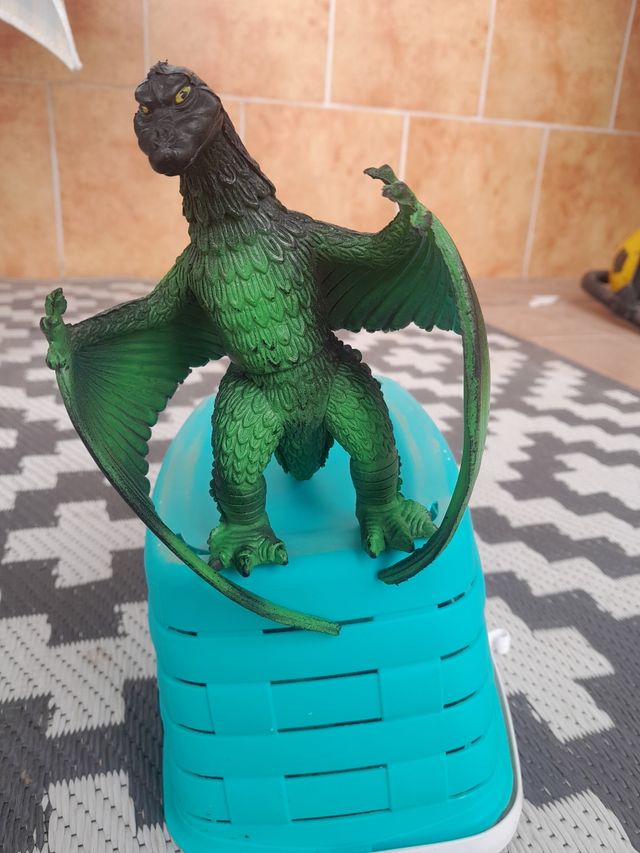 Kaiju Dragon Alado Juguete Vintage