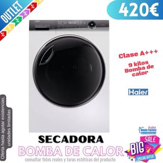 Secador Haier bomba de calor 9kg HD90A3Q979U1