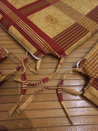 Lote de 3 cojines sillas cocina