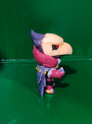 Crow Calavera Brawl Stars - Figura 3D
