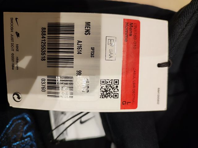 Sudadera con capucha off-white nike