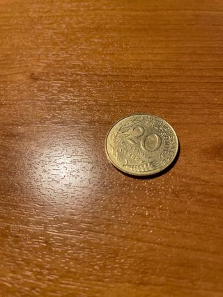 Moneta 20 centesimi francesi 1988