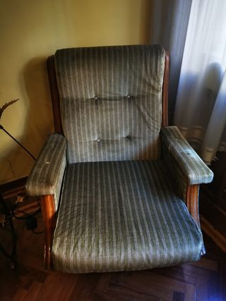 Conjunto tresillo y 1 butaca