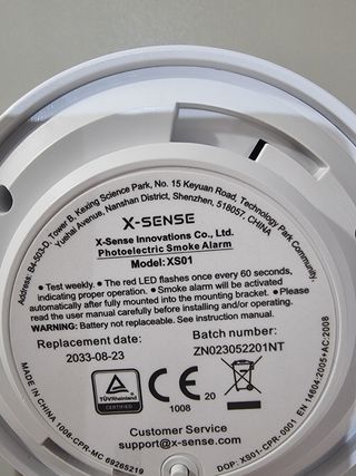 Alarma de Humo XS01