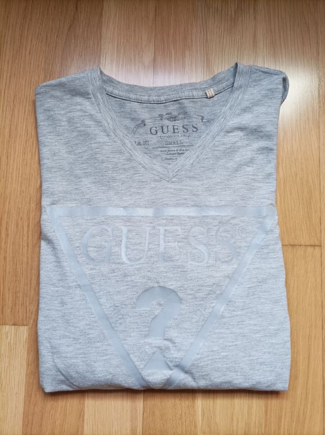 Guess manga larga t-S